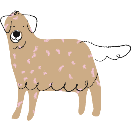 Pictogramme de chien